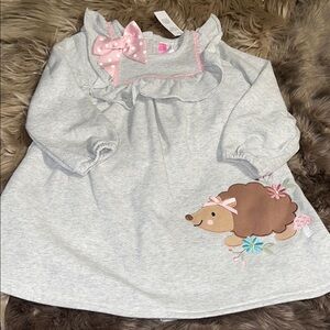 Adorable hedgehog girl’s dress